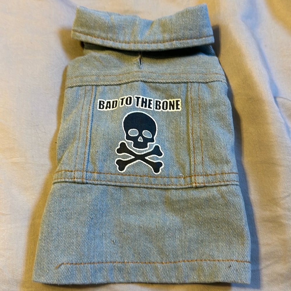 Small Pet jean jacket